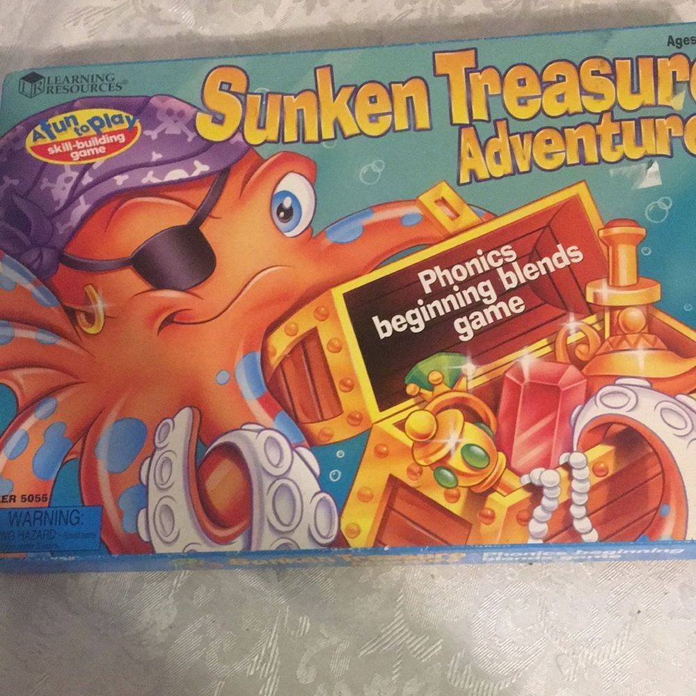 Sunken Treasure Adventure Phonics Game - Orange